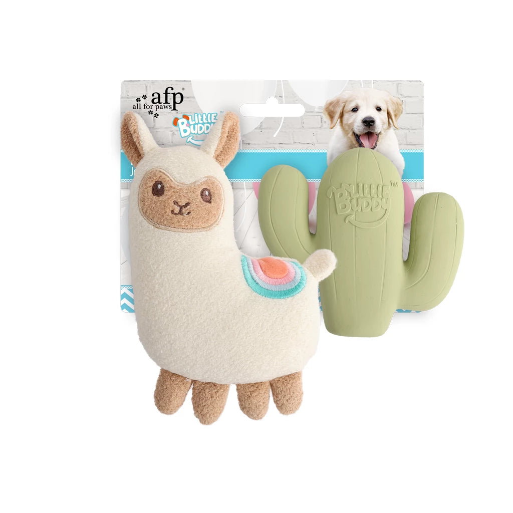 AFP Little Buddy Cuddle Sloth – 2er Spielzeug-Set für Welpen & kleine Hunde
