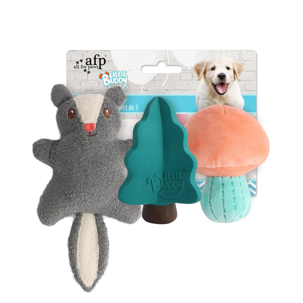 AFP Little Buddy 3‑Pack – Spielzeugset für Hunde