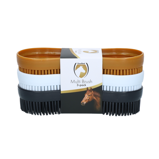 Excellent Horse Multi Brush 3-pack