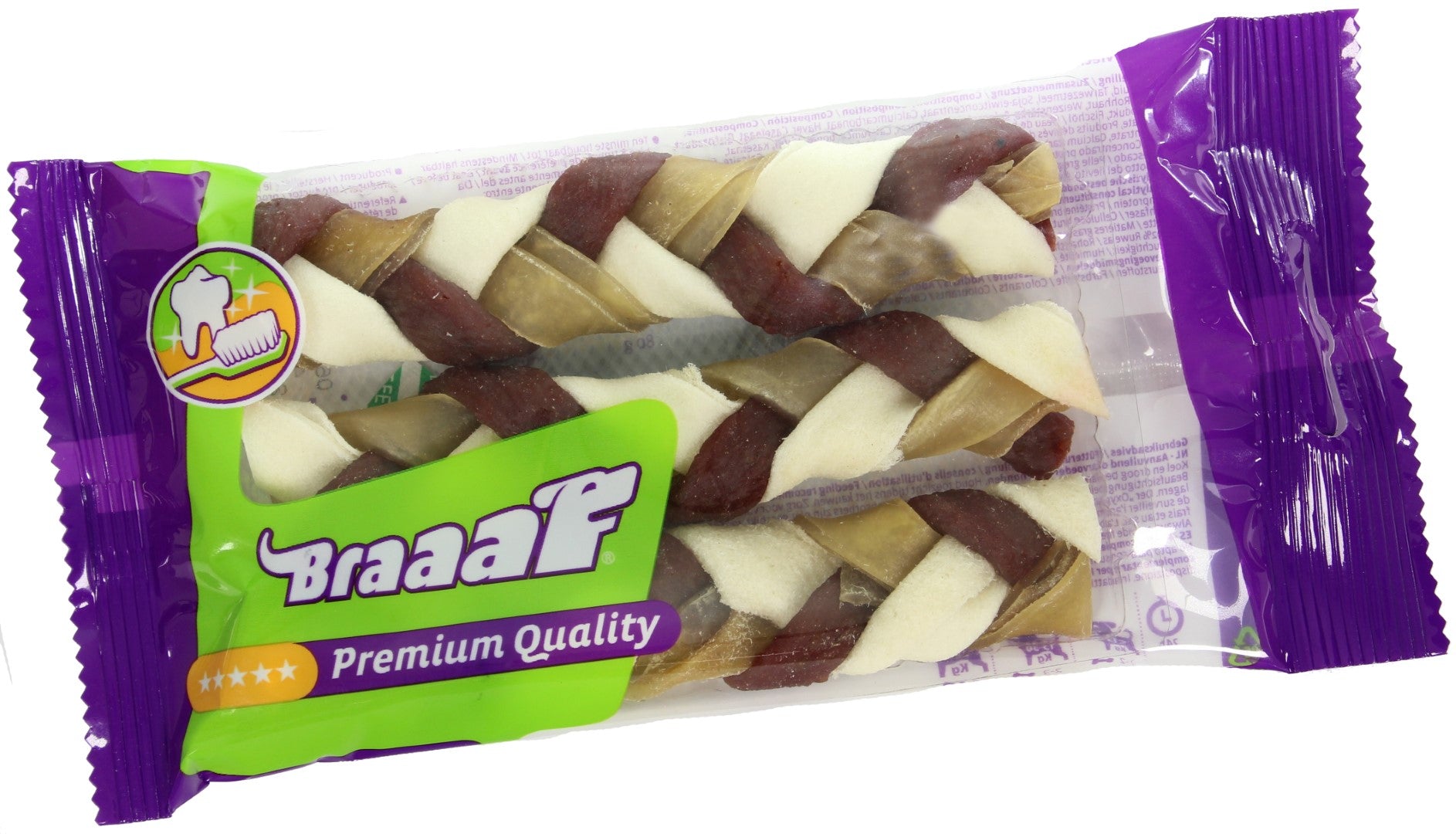 Braaaf Twister Braids (3-pack) - 12 cm