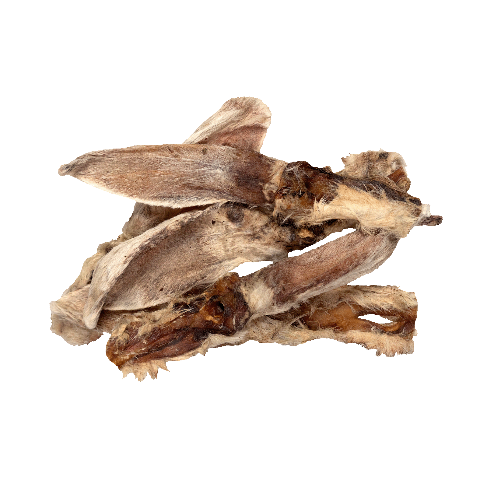 Braaaf Butchery Snacks Kaninchenohren mit Haaren 80 g