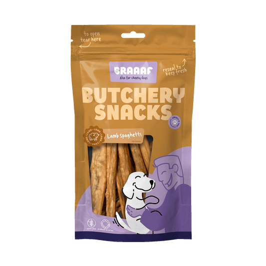 Braaaf Butchery Snacks Lamm Spaghetti 85 g