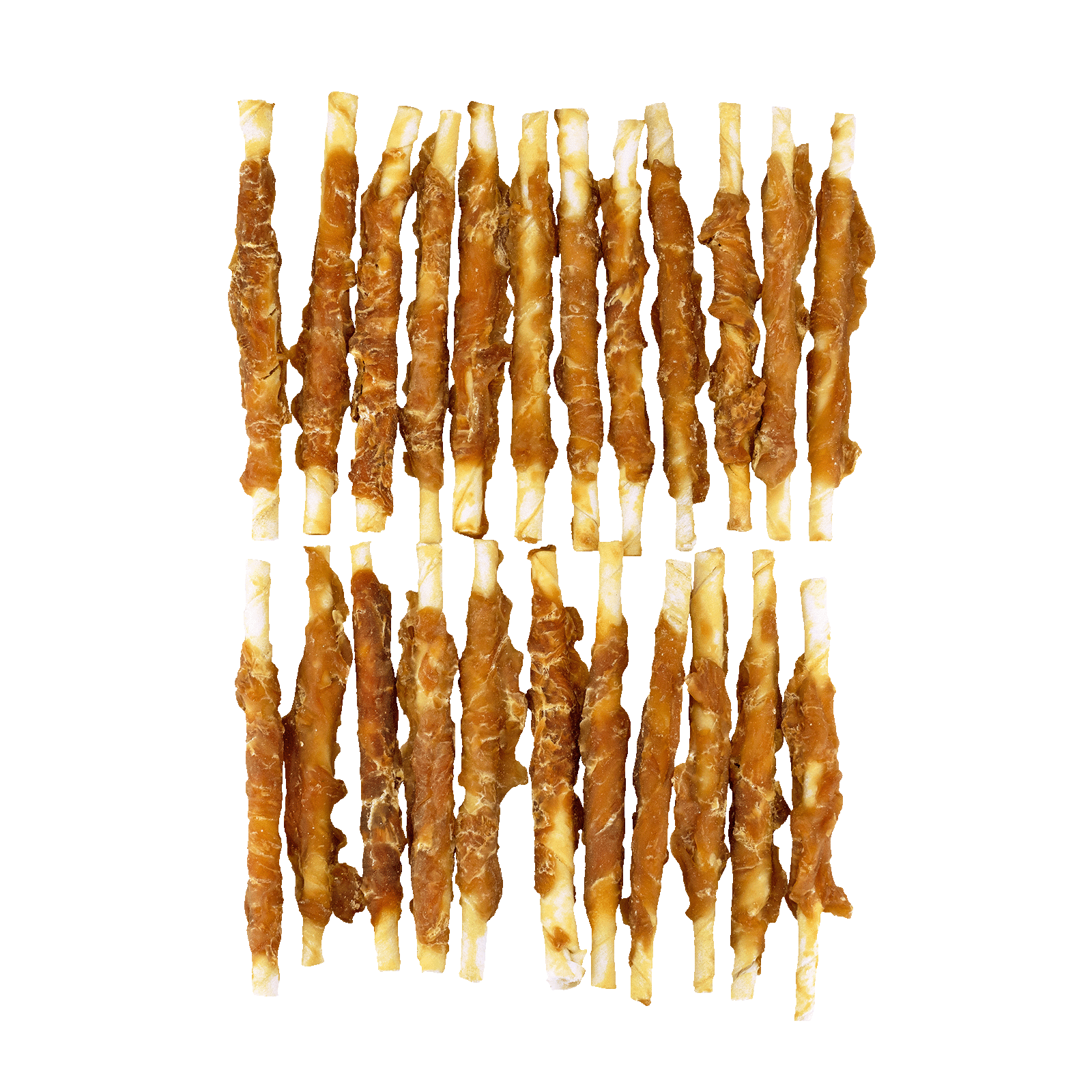 Braaaf Rawhide Roll Sticks Huhn - 30 St.