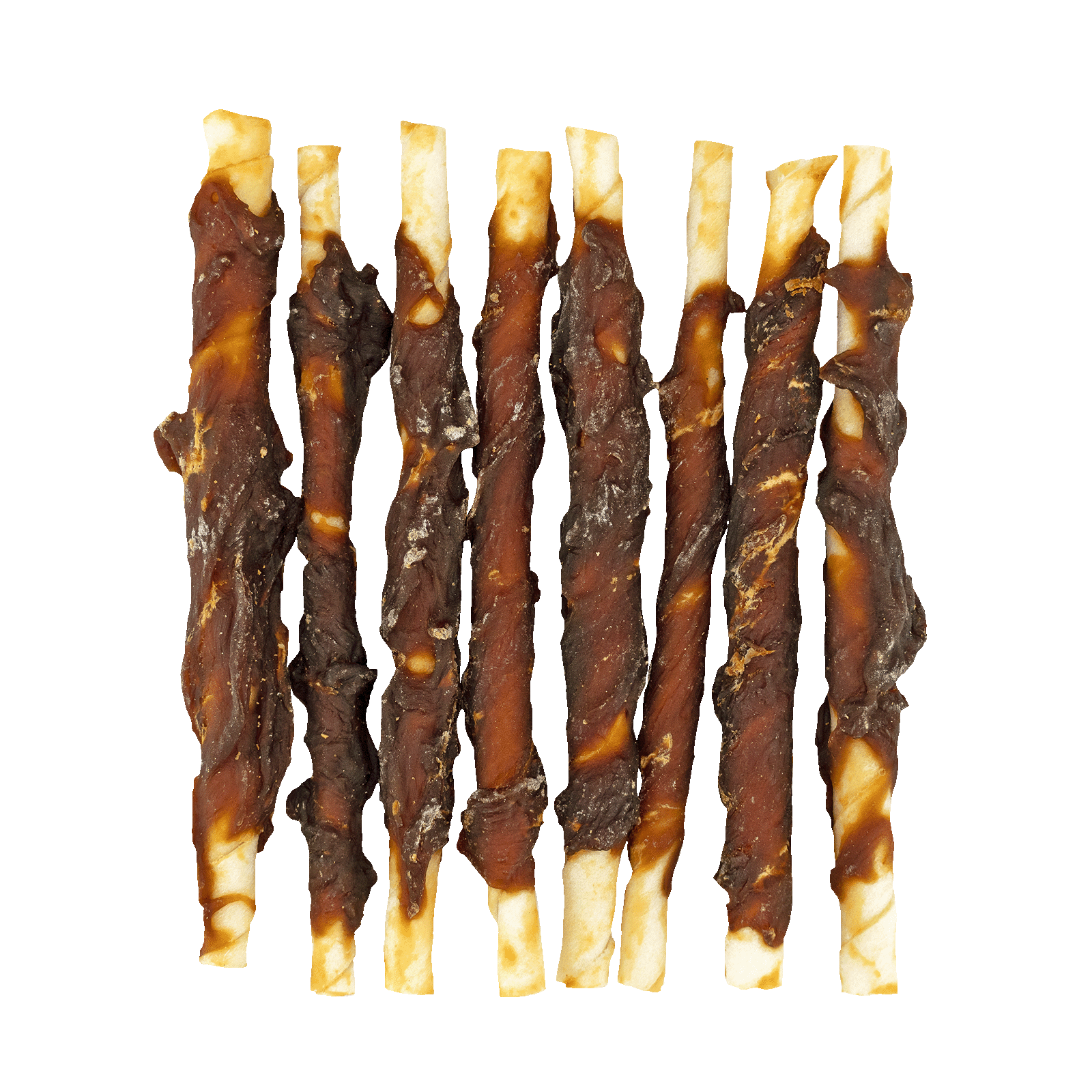 Braaaf Rawhide Roll Sticks Ente - 8 St.