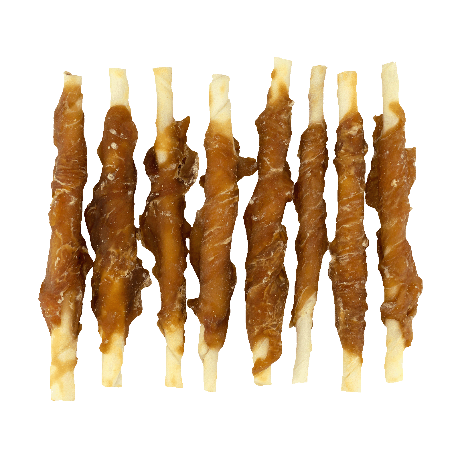 Braaaf Rawhide Roll Sticks Huhn - 8 St.