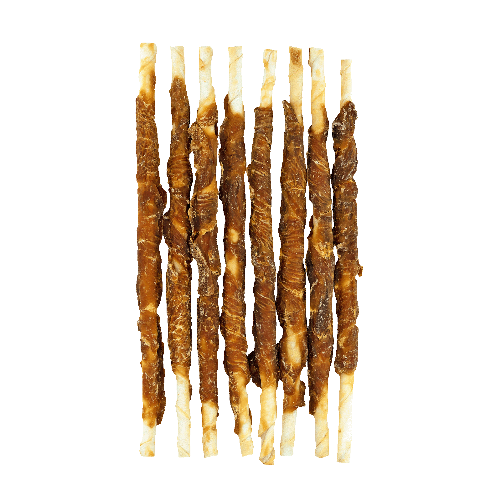 Braaaf Rawhide Twister Huhn (8 St.) - 25 cm