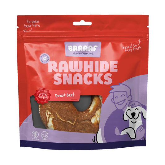 Braaaf Rawhide Donut Rind & Fisch