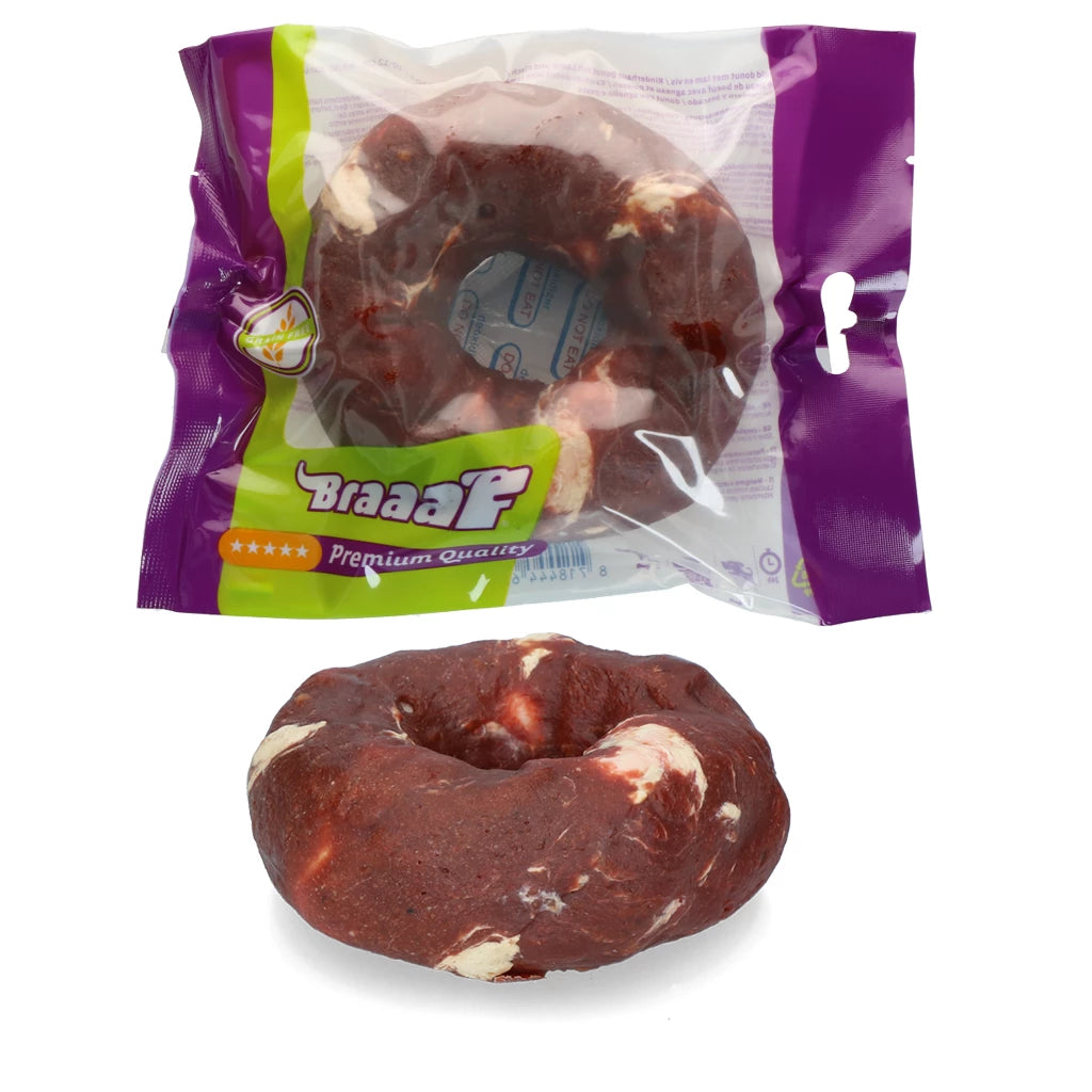 Braaaf Rawhide Donut Rind & Fisch
