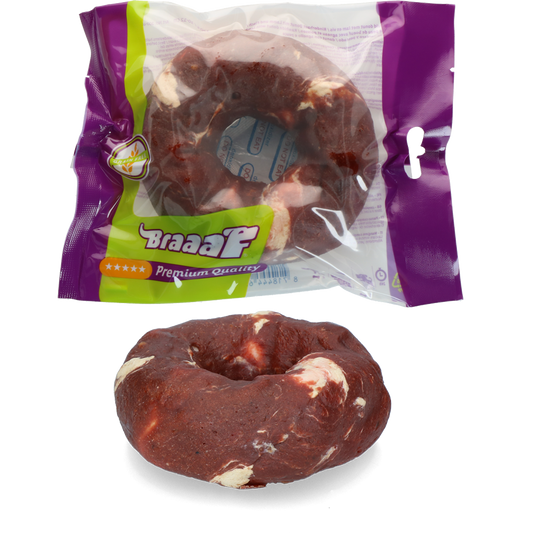 Braaaf Rawhide Donut Lamm & Fisch