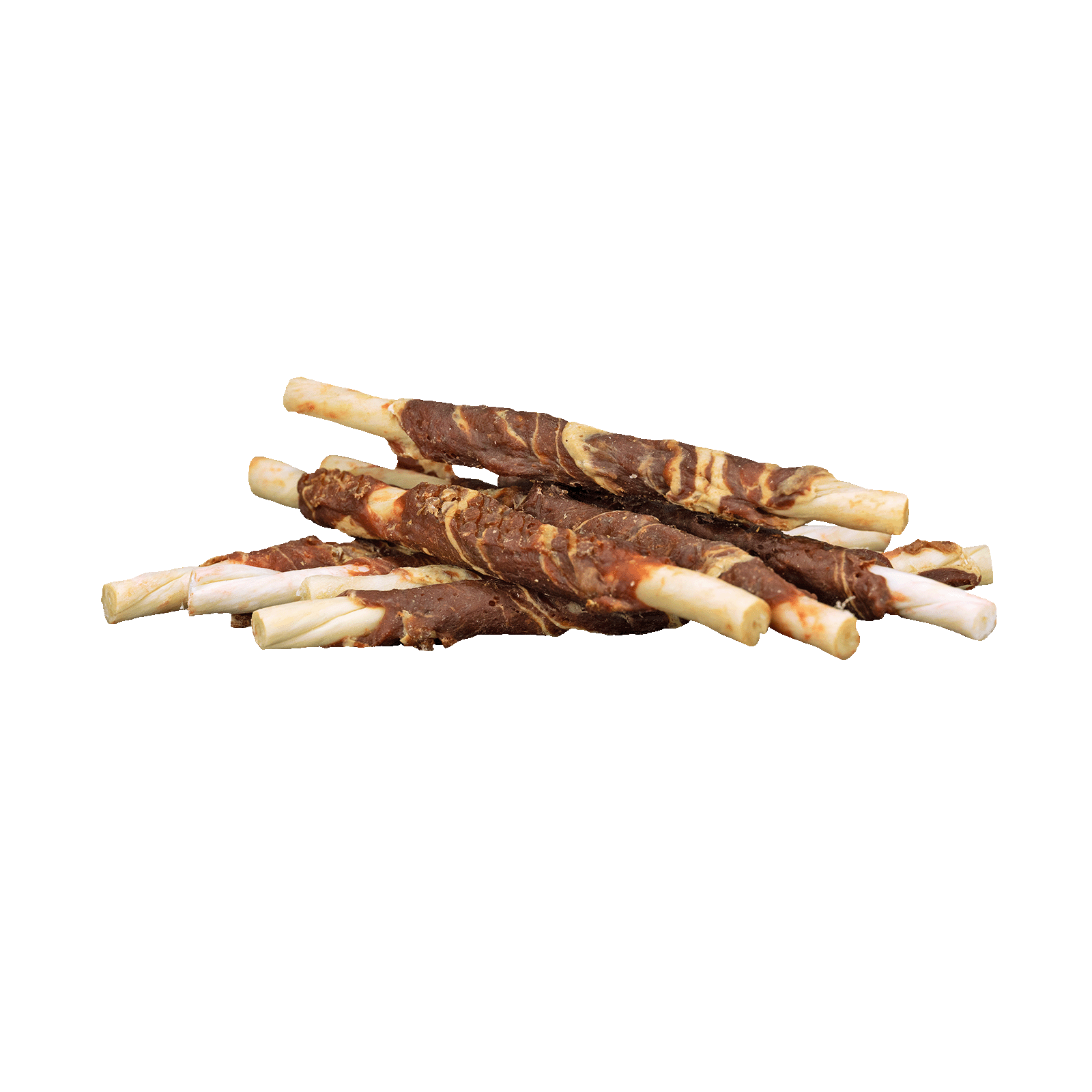 Braaaf Rawhide Roll Sticks Rind & Fisch - 8 St.
