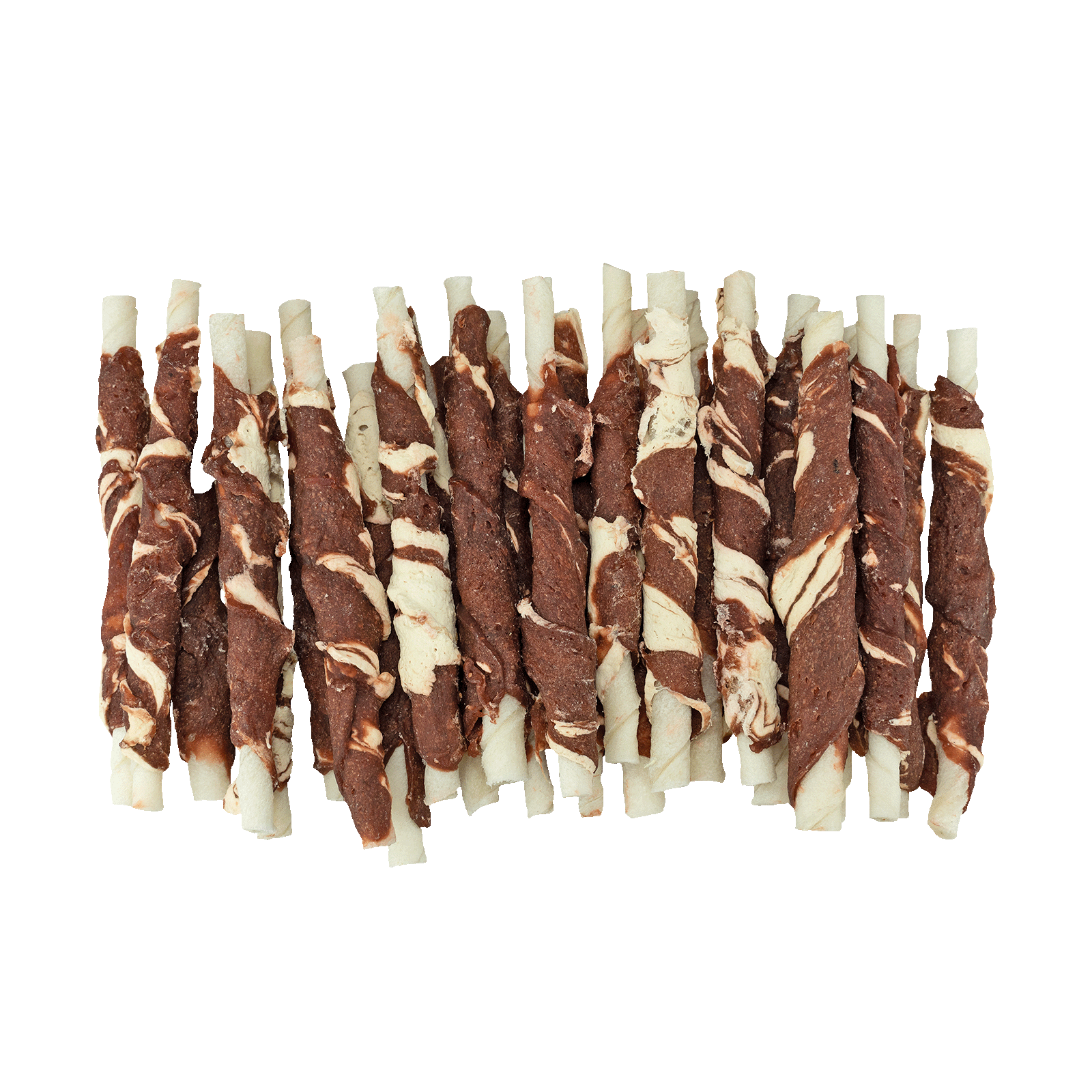 Braaaf Rawhide Roll Sticks Lamm & Fisch - 25 St.