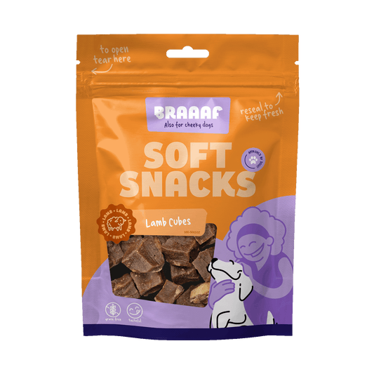 Braaaf Soft Snack Cubes - Lamm & Fisch