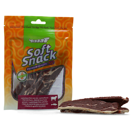 Braaaf Soft Snack Filet - Lamm & Fisch