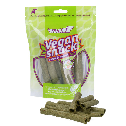 Braaaf Vegan Snack Spinat Stick - 12 cm