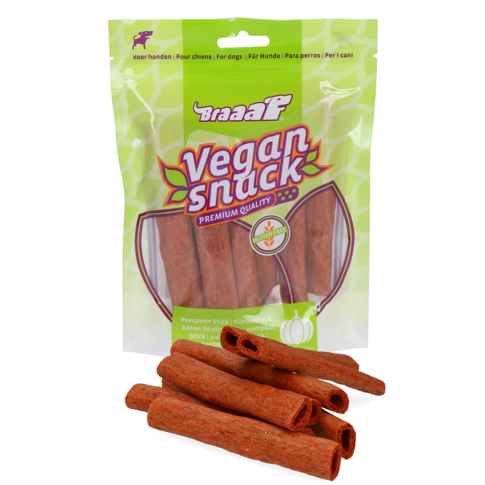 Braaaf Vegan Snack Kürbis Stick - 12 cm