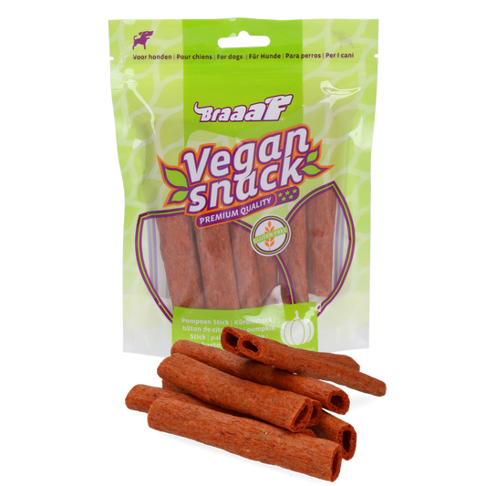 Braaaf Vegan Snack Kürbis Stick - 12 cm
