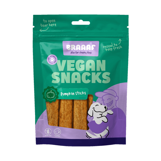 Braaaf Vegan Snack Kürbis Stick - 12 cm