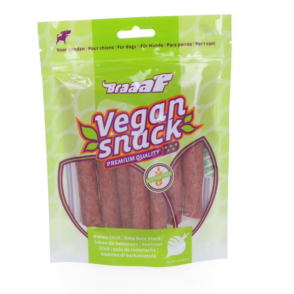Braaaf Vegan Snack Rote Bete Stick - 12 cm
