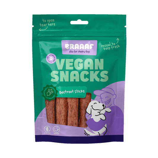 Braaaf Vegan Snack Rote Bete Stick - 12 cm