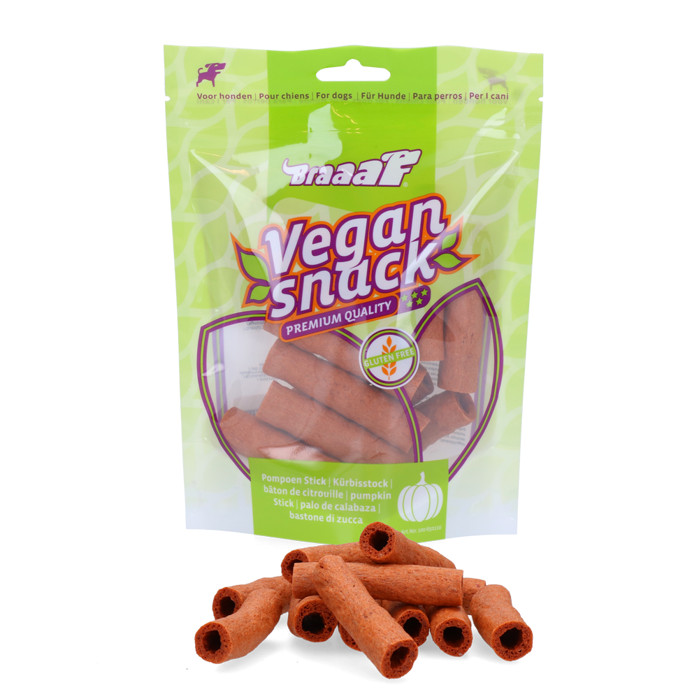 Braaaf Vegan Snack Kürbis Stick - 6 cm