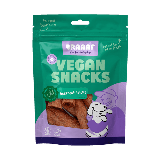 Braaaf Vegan Snack Rote Bete Stick - 6 cm