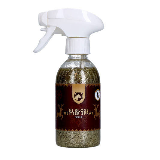 Excellent Horse Christmas Hi Gloss Glitter Spray Gold 250 ml
