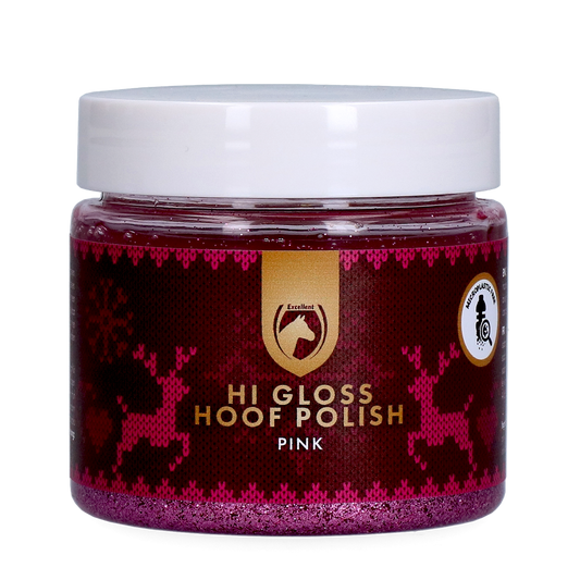 Excellent Horse Christmas Hi Gloss Hoof Polish Rosa 150 ml