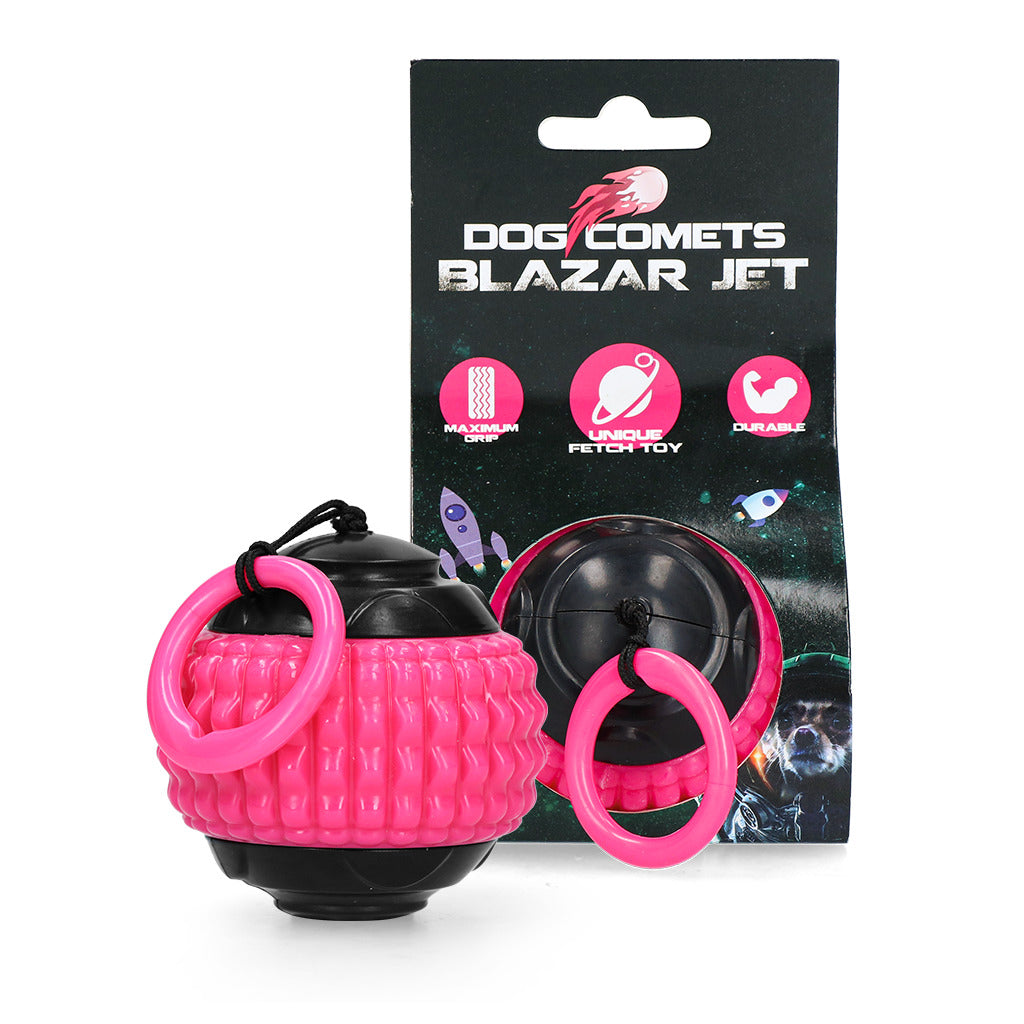 Dog Comets Blazar Jet