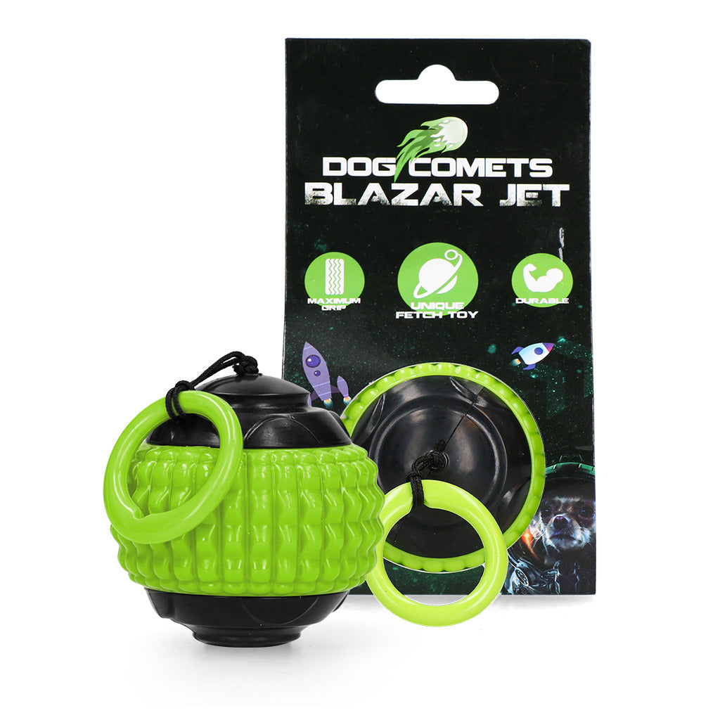 Dog Comets Blazar Jet