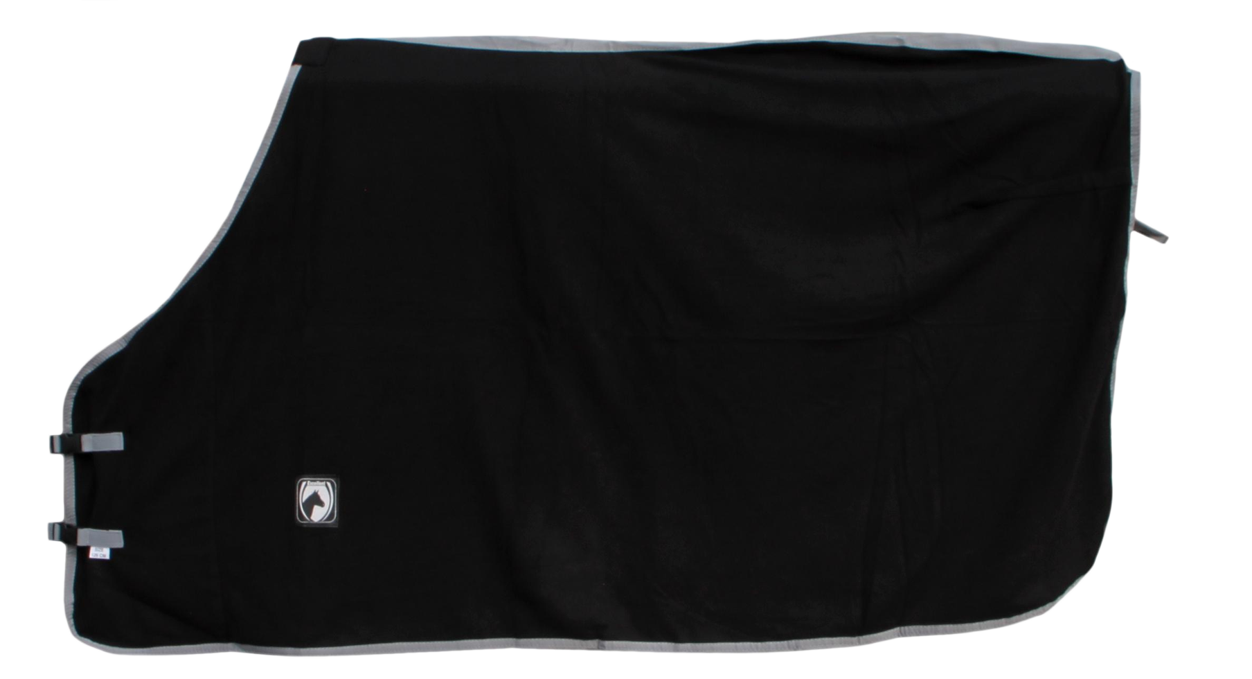 Excellent Fleece Decke schw/grau 135/185 cm