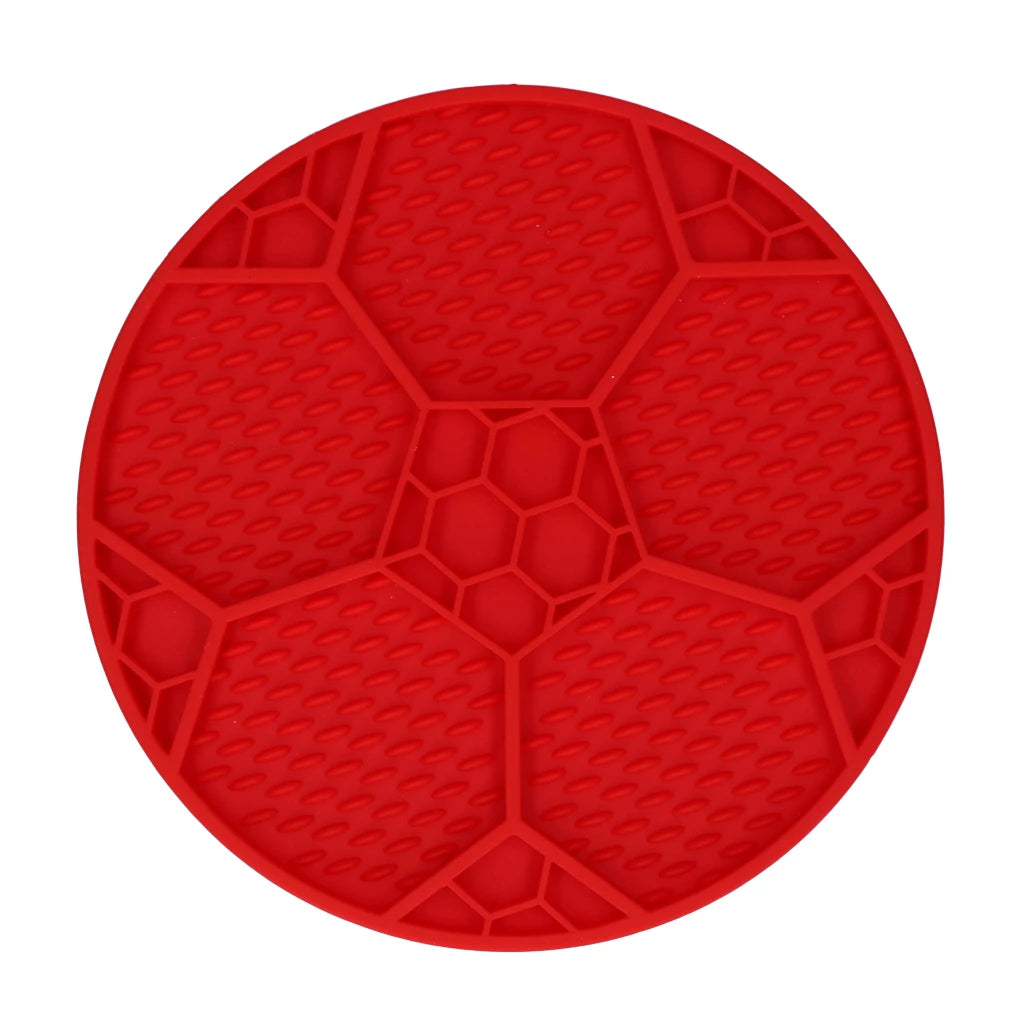 Eat Slow Live Longer Leckmatte „Fussball“