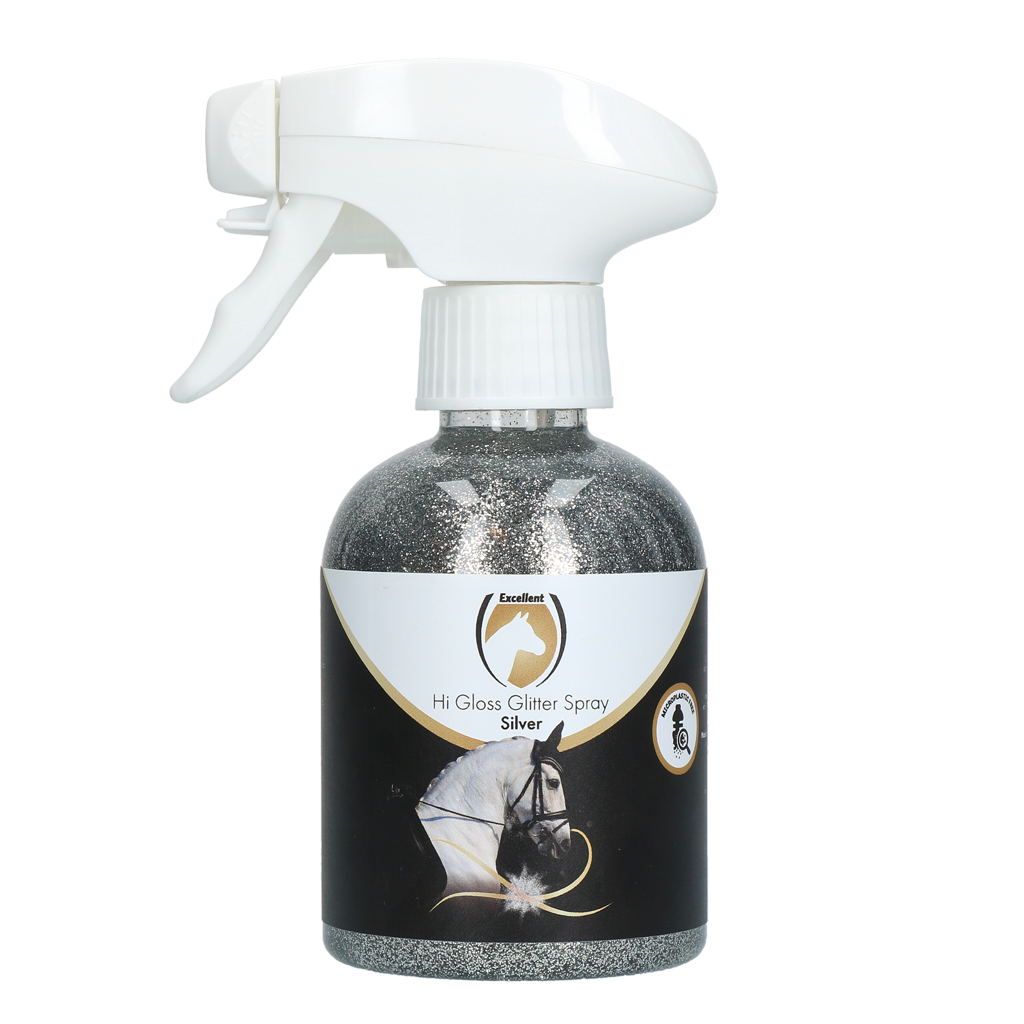 Excellent Horse Hi Gloss Glitter Spray Silver 250 ml