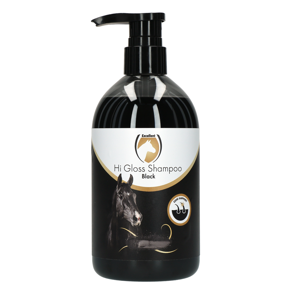 Excellent Horse Hi Gloss Shampoo Schwarz 500 ml