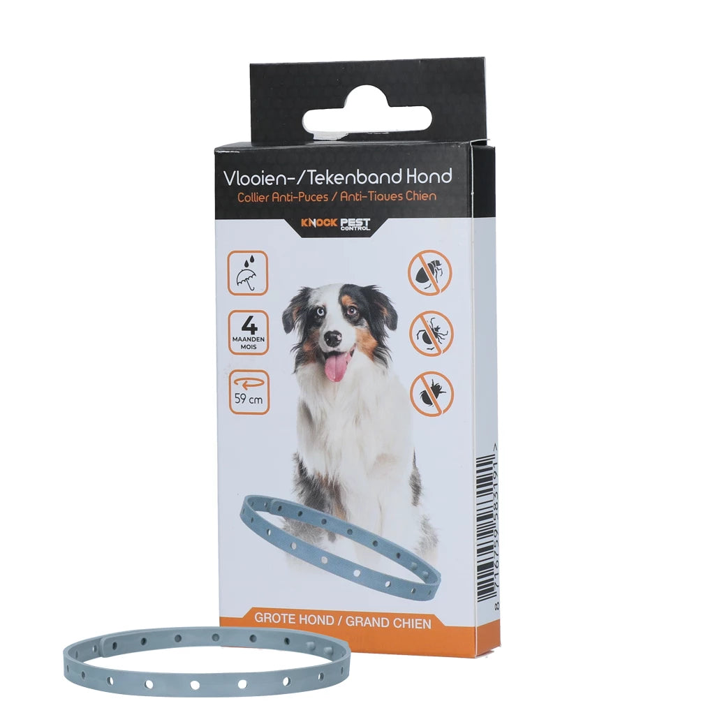Knock Pest Floh‑/Zeckenhalsband für Hunde