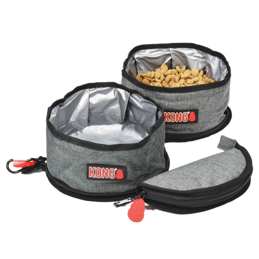 KONG Fold-up Double Bowl