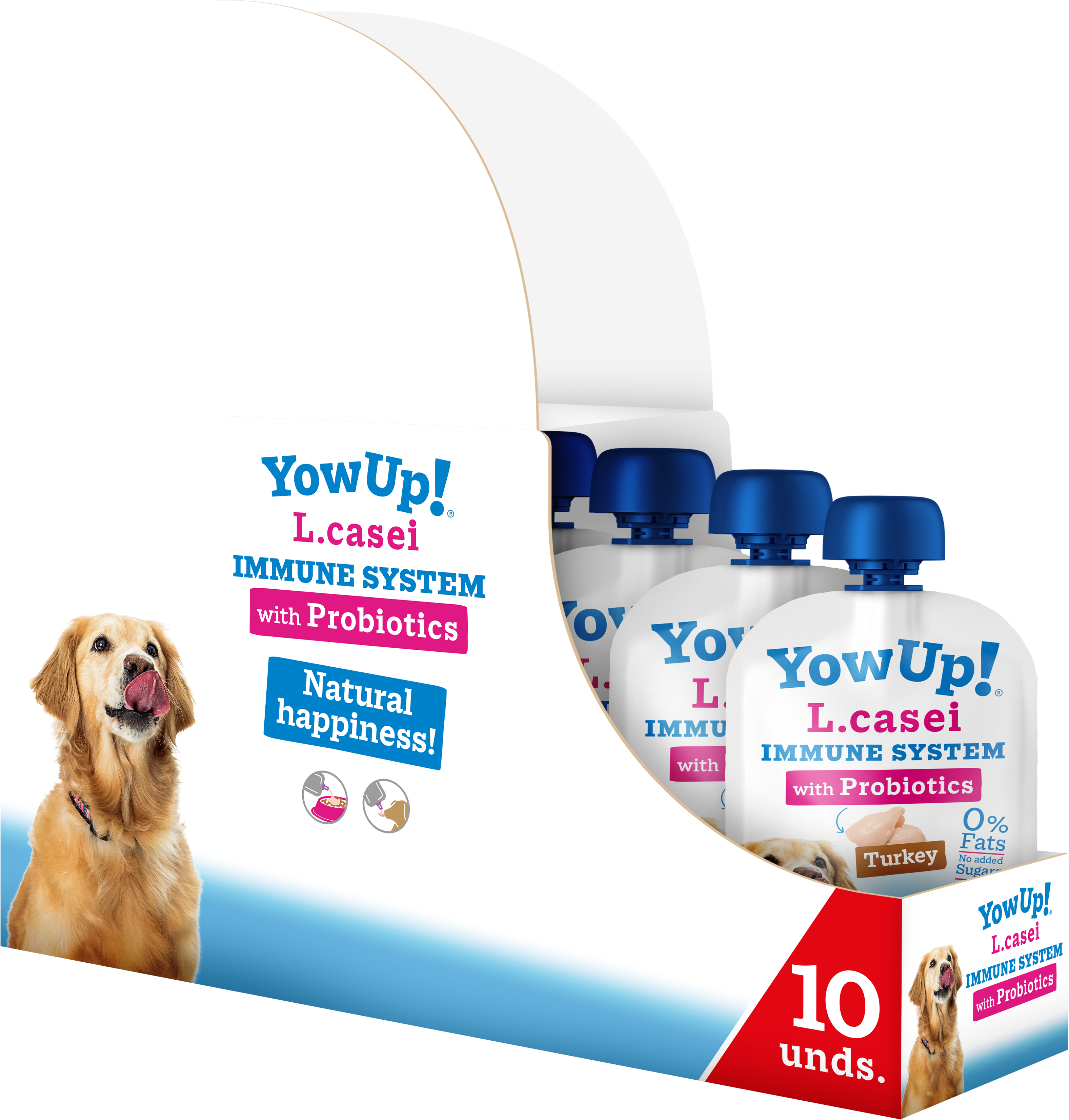 YowUp! L. Casei Immune System Turkey Hund