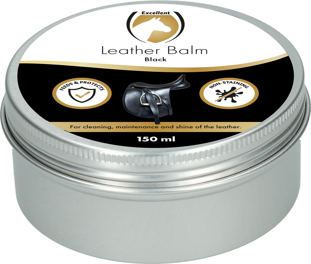 Excellent Leder & Sattel Balm Naturell Schwarz