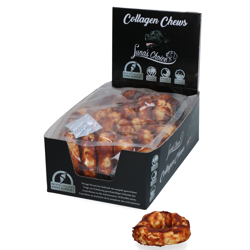 Luna's Choice Collagen Chews Donut Lachs