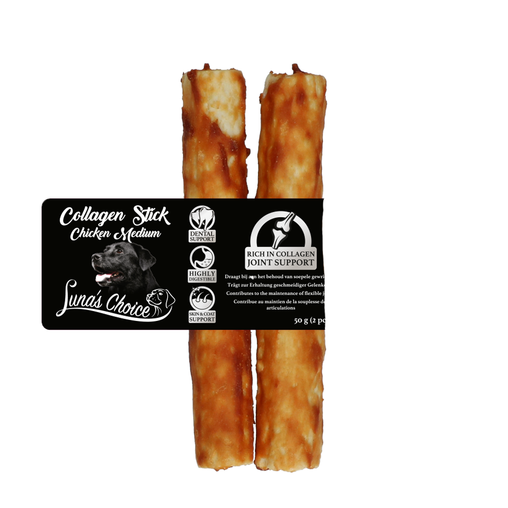 Luna's Choice Collagen Chews Stick Huhn M