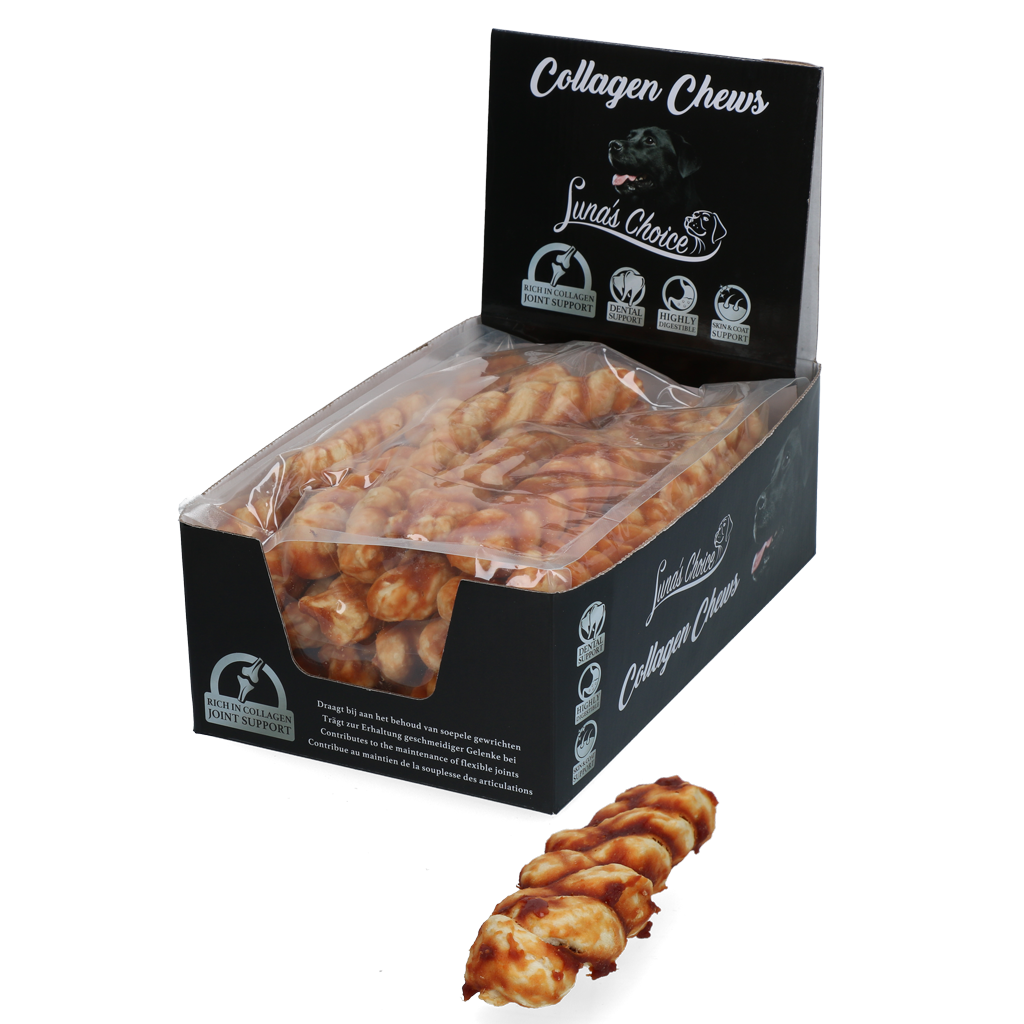 Luna's Choice Collagen Chews Braid Huhn S