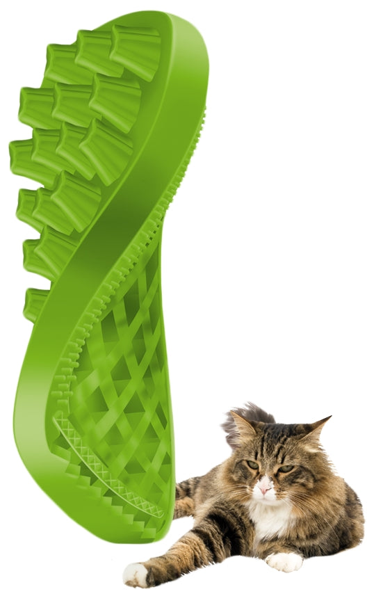 Pet+Me Cat Hair Brush Langhaar Grün