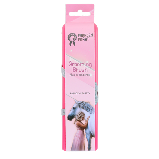 Paardenpraat Grooming Brush Rosa M