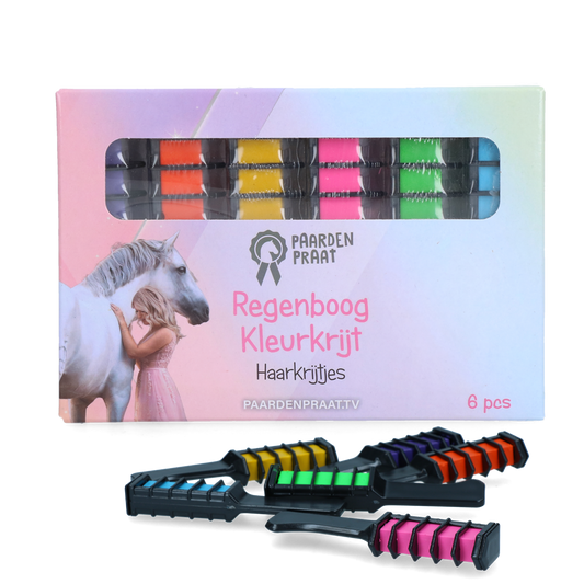 Paardenpraat Regenboog Kleurkrijt