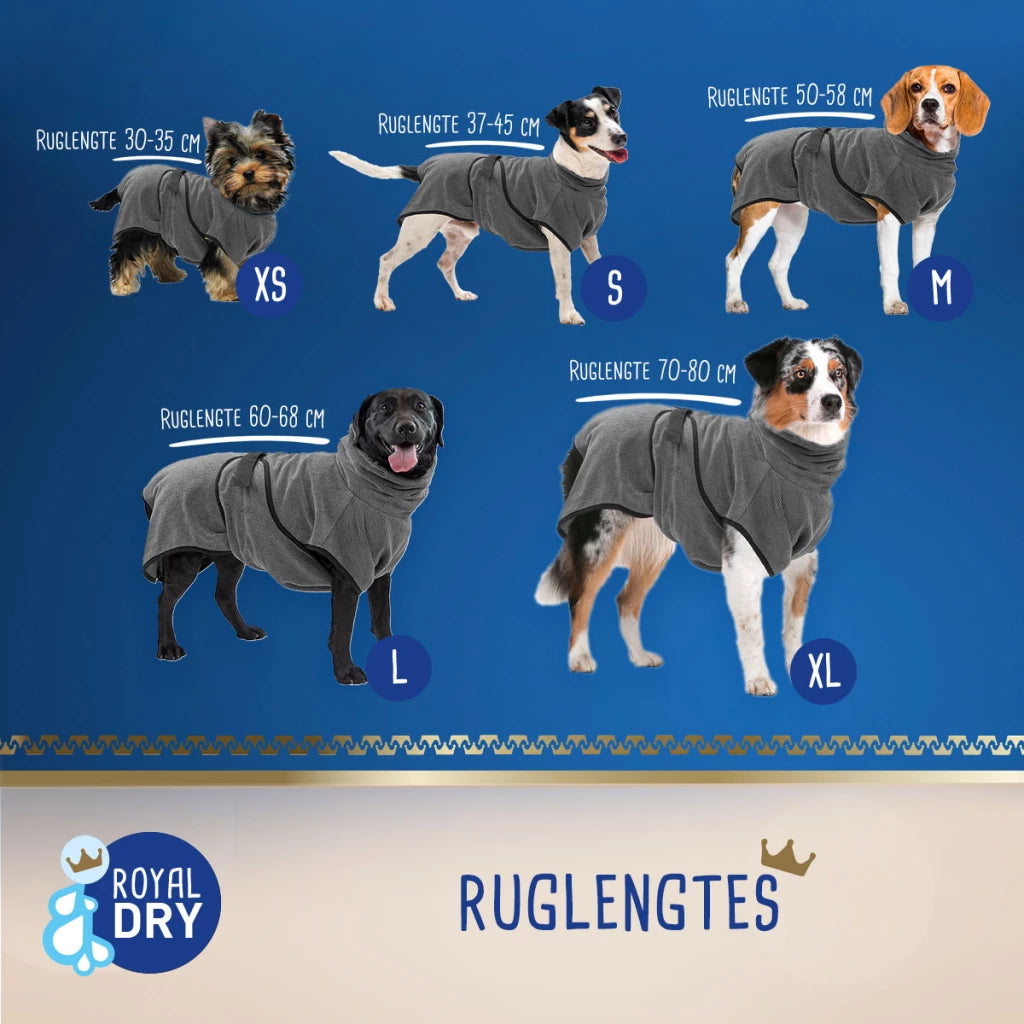 Royal Dry Bademantel Hunde