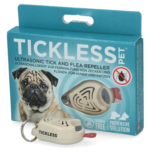 Tickless Pet Mindestschutz von 6 Monaten Beige